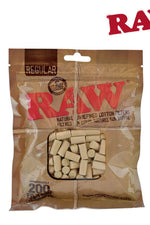 RAW Cotton Filter Tips Regular