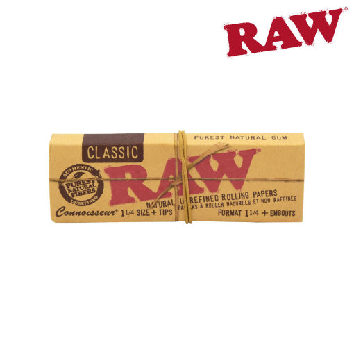 RAW CLASSIC NATURAL CONNOISSEUR PAPERS 1 1/4