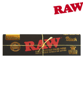RAW Black King Size WIDE Rolling Papers