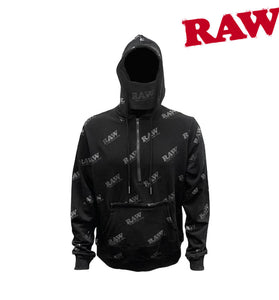 RAW Black on Black Hoodie - RAWLers