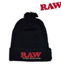 RAW POM HAT BLACK