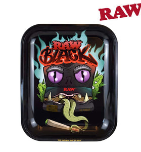 RAW Black Monster Rolling Tray Large 11"x14"