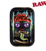 RAW Black Monster Rolling Tray - Small 7" x 11"