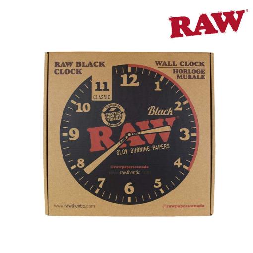 RAW Acrylic Clock - Black