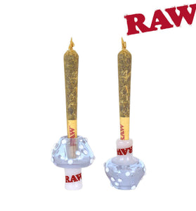 RAW Glass Mushroom Cone Holder