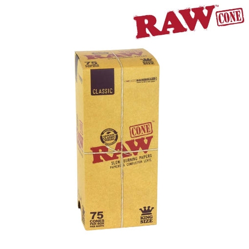 RAW Classic King Size Cones 75 pack