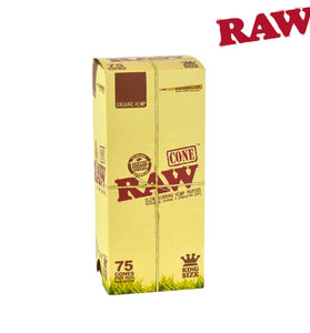 RAW Organic KS Cones 75 per pack