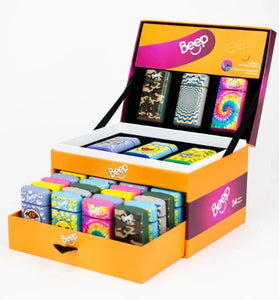 Beep Jet Blue Flame Lighter Display