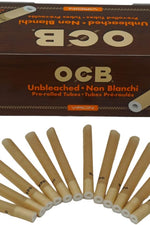 OCB Unbleached Filter Tube 200 Per Box