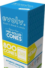 Conos preenrollados Evolv King Size 800 por caja