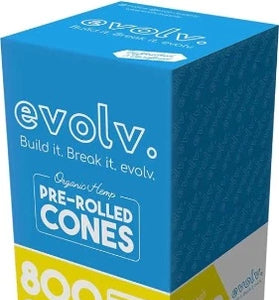 Conos preenrollados Evolv King Size 800 por caja