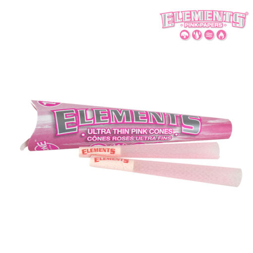 ELEMENTS PINK PRE-ROLLED CONES 1¼ 6 packs