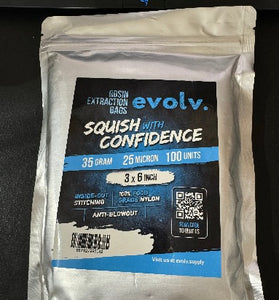 Evolv. 3x6 inch Rosin Bags