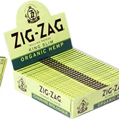Cáñamo delgado orgánico King Size Zig Zag