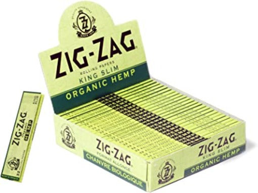 Cáñamo delgado orgánico King Size Zig Zag
