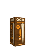 OCB Virgin Unbleached 11/4 50 Pack Cones