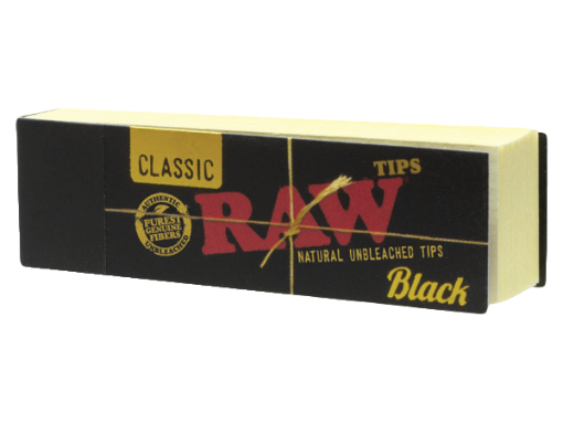 RAW Classic Black Single Booklet - 50 Filter Tips