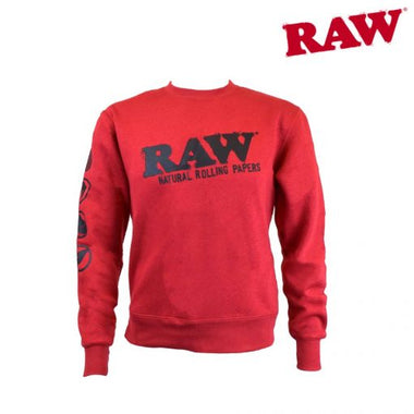 Sudadera RAW CREW NECK Core Rojo