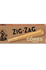 Conos tamaño king sin blanquear Zig Zag, paquete de 3