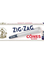 Paquete de 3 conos tamaño king blancos Zig Zag