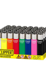 Clipper Encendedores Grandes Surtidos Colores Sólidos