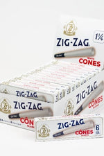 Zig Zag 1 1/4 Paquete de 6 Conos Blancos