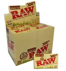 RAW Organic 114 paquete de 300 papeles de liar 