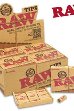 RAW Natural Unrefined Tips Single Box of 21 Tips - We Roll With It