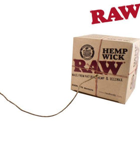 RAW Hemp Wick 250FT - We Roll With It