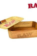 RAW Acacia Wood Cache Box Small - We Roll With It