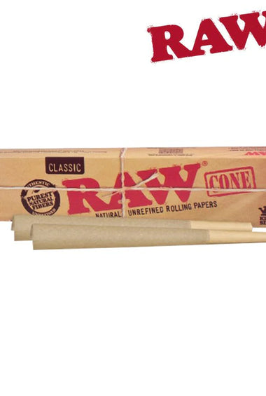 Raw Classic King Size Pre-Rolled Cones 32 Per Box - We Roll With It
