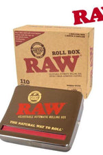 RAW 110mm Black Metal Roll Box - We Roll With It