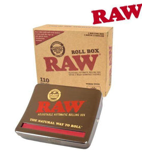 RAW 110mm Black Metal Roll Box - We Roll With It