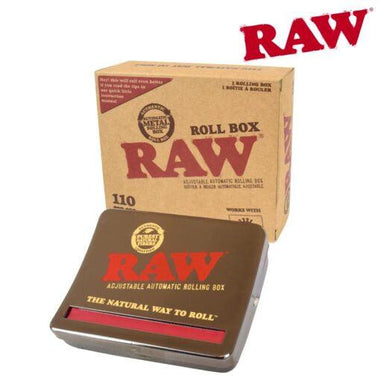 RAW 110mm Black Metal Roll Box - We Roll With It